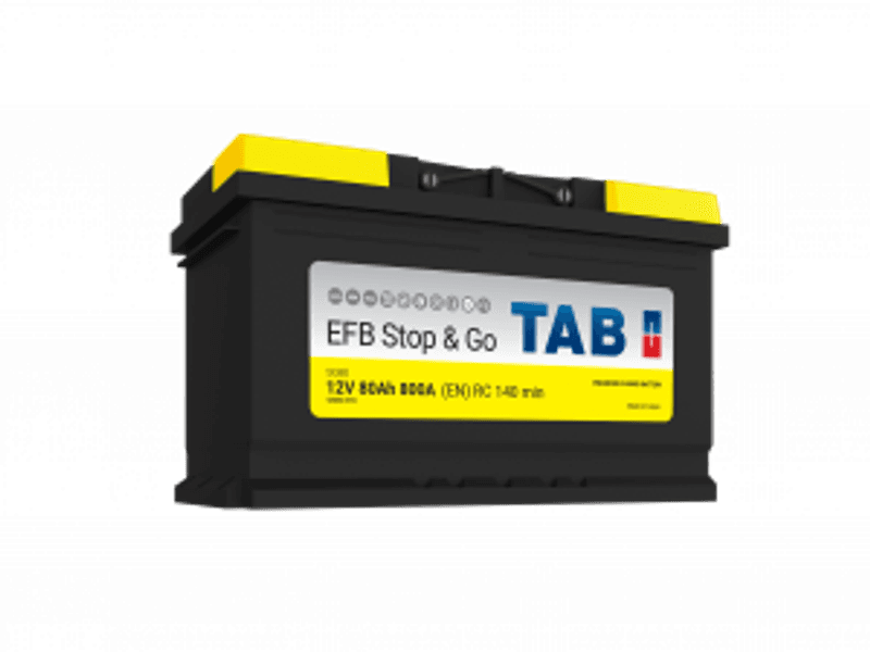 Startbatteri TAB STOP & GO 12V 80AH-800A+H (L4 212080)